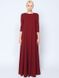 Длинное свободное вечернее платье бордового цвета "Вальмира" 20 цветов, размеры 40-60