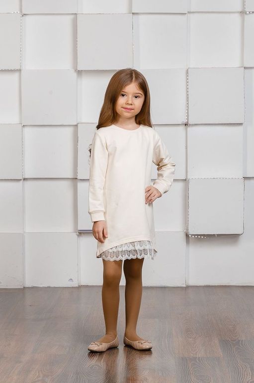 Білі короткі сукні з мереживом family look для мами і доньки, 25 кольорів, розміри 24-60