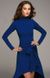 Красивое синее платье со шлейфом "Альбина" 20 цветов, размеры 40-60