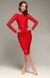 Нарядне червоне плаття з відкритою спинкою "Фіалка" розміри 40-60