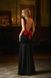 Черное вечернее платье в пол с бантом "Венеция" 20 цветов, размеры 40-60