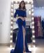 Вечернее облегающее платье синего цвета "Франческа" 20 цветов, размеры 40-60