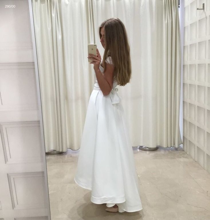 Красивое белое платье со шлейфом 20 цветов, размеры 40-60