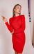 Красное платье мини по фигуре "Лиза" 20 цветов, размеры 40-60