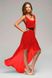 Красиве червоне плаття зі шлейфом "Васса" 20 кольорів, розміри 40-60