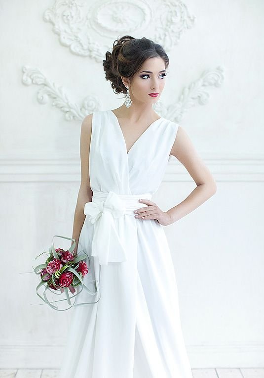 Нежное белое вечернее платье в пол, 20 цветов, размеры 40-60