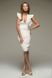Коротке біле плаття з рюшами на плічках "Жасмин" 20 кольорів, розміри 40-60