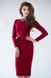 Красиве бордове плаття з вирізом на спинці "Ера" 20 кольорів, розміри 40-60