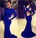 Роскошное синее платье в пол со шлейфом "Фабиола" 25 цветов, размеры 40-54