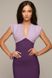 Платье-карандаш с вырезом фиолетовое с сиреневым "Леонора" 20 цветов, размеры 40-60
