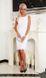 Белое кружевное платье мини "Аргентина" 6 цветов, размеры 40-60