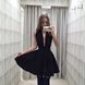 Коротке чорне плаття з відкритою спинкою "Схід" 20 кольорів, розміри 40-60
