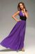 Длинное фиолетовое вечернее платье "Испания" 20 цветов, размеры 40-60
