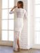 Біла мереживна сукня по фігурі "Лоїс" 6 кольорів, розміри 40-60
