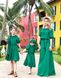 Однакові зелені сукні для мами і доньки family look, 25 кольорів, розміри 24-60 (копія)