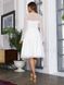 Біле коротке плаття з сіткою в горошок "Ільза" 20 кольорів, розміри 40-60