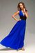 Длинное синее вечернее платье "Испания" 20 цветов, размеры 40-60