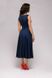 Красивое темно-синее платье миди "Касандра" 20 цветов, размеры 40-60