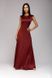 Шикарное бордовое платье в пол "Элиана" 20 цветов, размеры 40-60