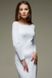 Белое вечернее платье с открытой спинкой "Княжна" 20 цветов, размеры 40-60