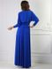 Длинное вечернее платье синего цвета "Екатерина" 20 цветов, размеры 40-60