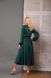 Сукня міді з шовку смарагдового кольору "Ангеліна" 5 кольорів, розміри 40-54