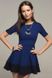 Синє коротке плаття "Айва" 20 кольорів, розміри 40-60