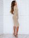 Модне коротке плаття бежевого кольору "Поллі" 20 кольорів, розміри 40-60