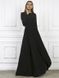 Довге вечірнє плаття чорного кольору "Олена" 20 кольорів, розміри 40-60