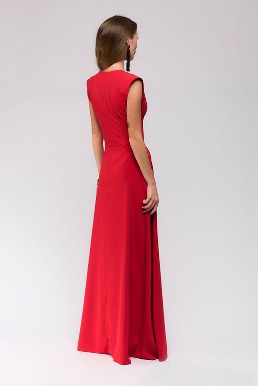 Роскошное вечернее платье красного цвета "Матисса" 20 цветов, размеры 40-60