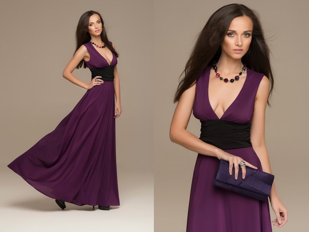 Довге вечірнє плаття колір марсала "Іспанія" 20 кольорів, розміри 40-60