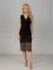 Мереживне коротке чорне плаття з вирізом на спинці "Дженіс" 6 кольорів, розміри 40-60