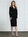 Черное миди платье-пиджак "Грета" 20 цветов, размеры 40-60