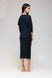 Темно-синє приталене коротке плаття "Тайтис" 20 кольорів, розміри 40-60