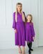 Сукні міді колір бузковий family look для мами і доньки, 25 кольорів, розміри 24-60