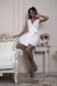 Короткое белое платье "Доминика" 20 цветов, размеры 40-60