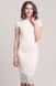 Біле мереживне коротке плаття з вирізом на спинці "Джудіт" 20 кольорів, розміри 40-60
