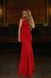 Червоне вечірнє плаття в підлогу з бантом "Венеція" 20 кольорів, розміри 40-60