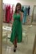 Шифоновое платье миди зеленого цвета "Алана" 25 цветов, размеры 40-54