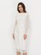 Коротке біле коктейльна сукня з мережива з поясом "Верона" 20 кольорів, розміри 40-60