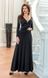 Черное длинное вечернее платье с открытой спинкой "Николь" 20 цветов, размеры 40-60