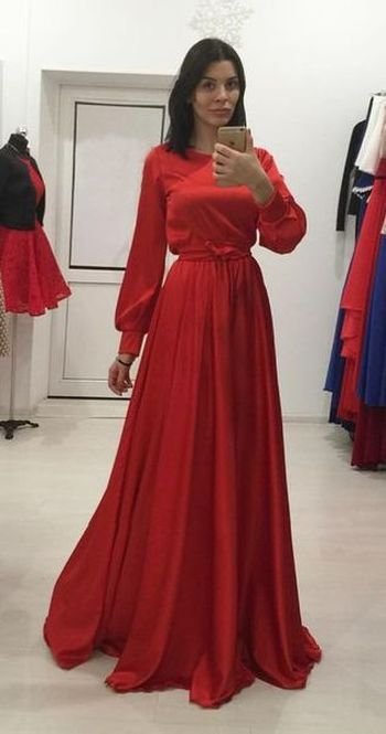 Розкішне довге червоне плаття "Інга" 20 кольорів, розміри 40-60