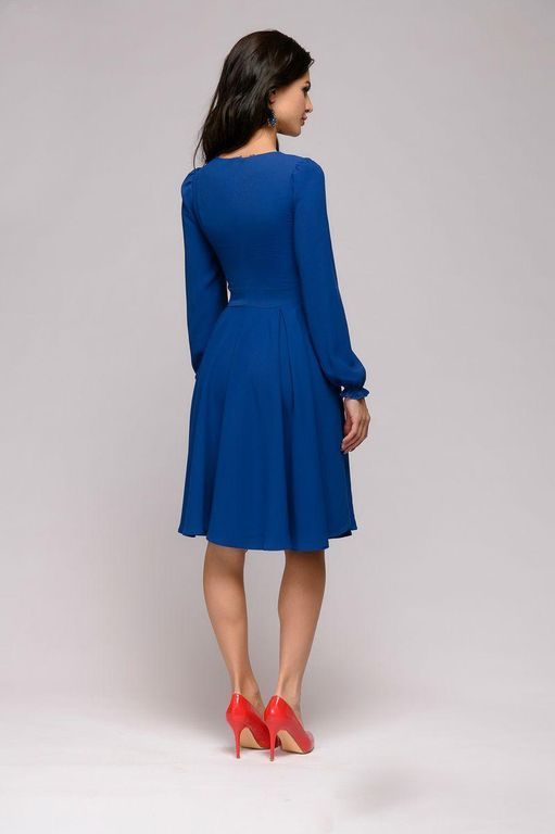 Красиве синє коротке плаття "Ванесса" 20 кольорів, розміри 40-60