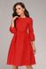 Стильне червоне коротке плаття "Арья" 20 кольорів, розміри 40-60