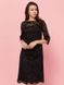 Черное кружевное короткое платье "Бритни" 6 цветов, размеры 40-60