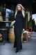 Довге чорне плаття з капюшоном "Ніколетта" 25 кольорів, розміри 40-54