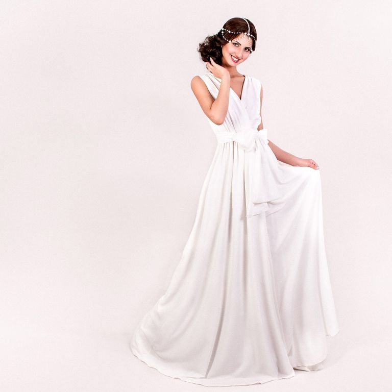 Красиве вечірнє плаття біле "Лайма" 20 кольорів, розміри 40-60